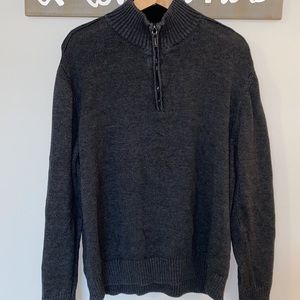 Haggar Men’s Dressy Knit Quarter Zip